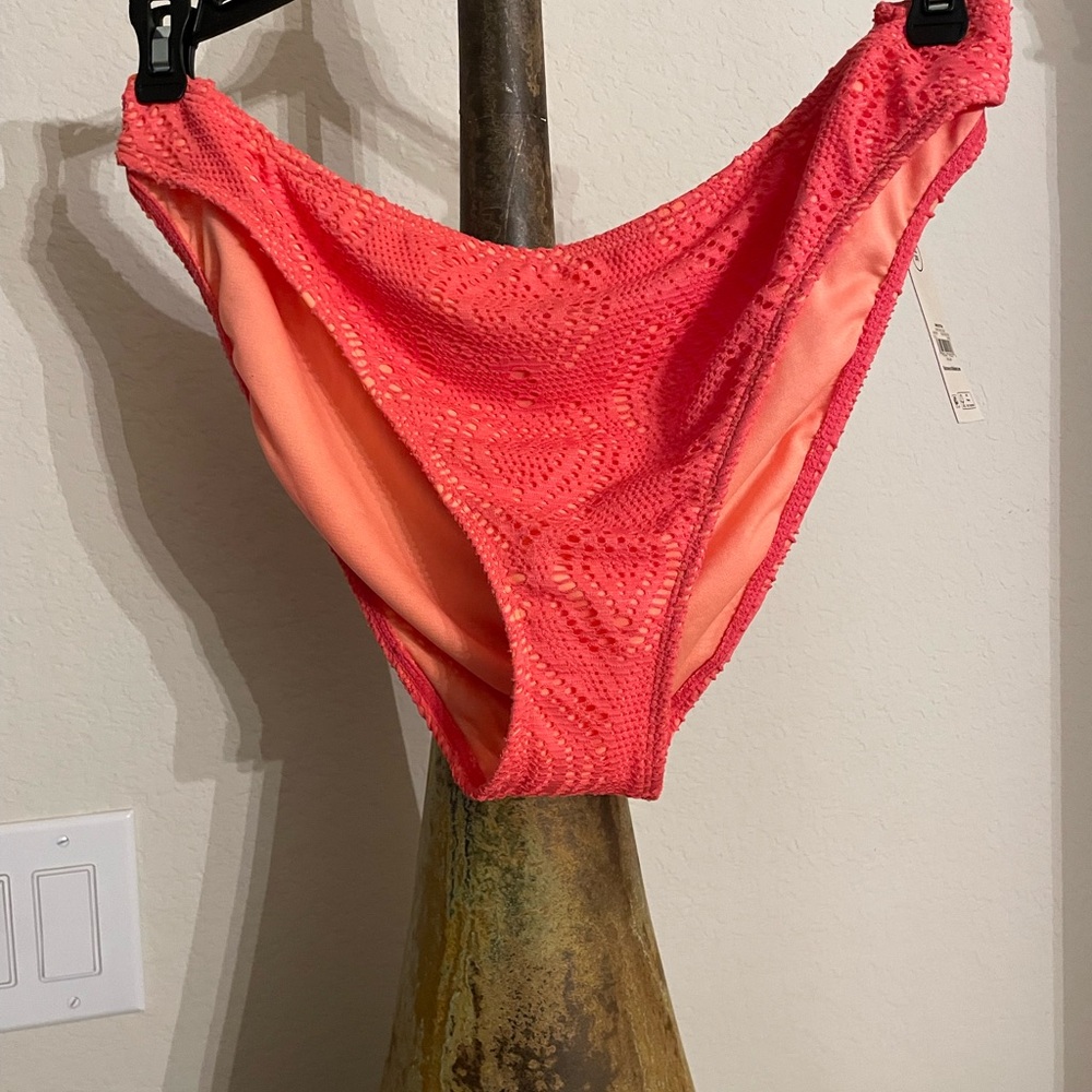 👙 NWT NOBO Coral Crochet Bikini Bottom for the Plus Size girl XXL/XXXL